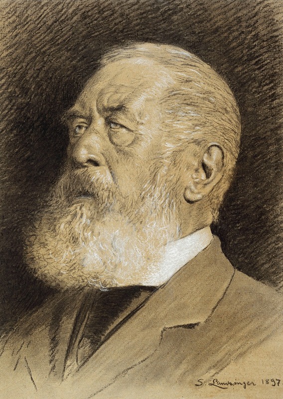 Sigmund Landsinger - Portrait of Arnold Böcklin