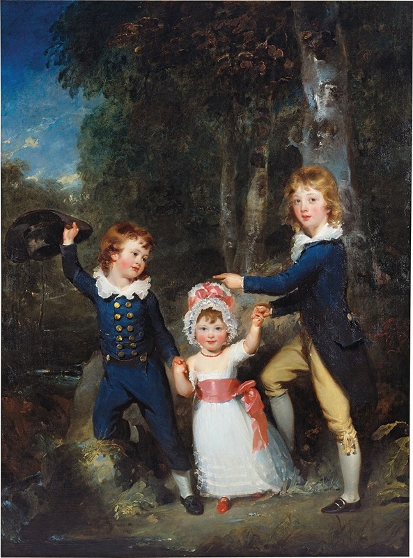 Sir Thomas Lawrence - Portrait of the Children of Lord George Cavendish
