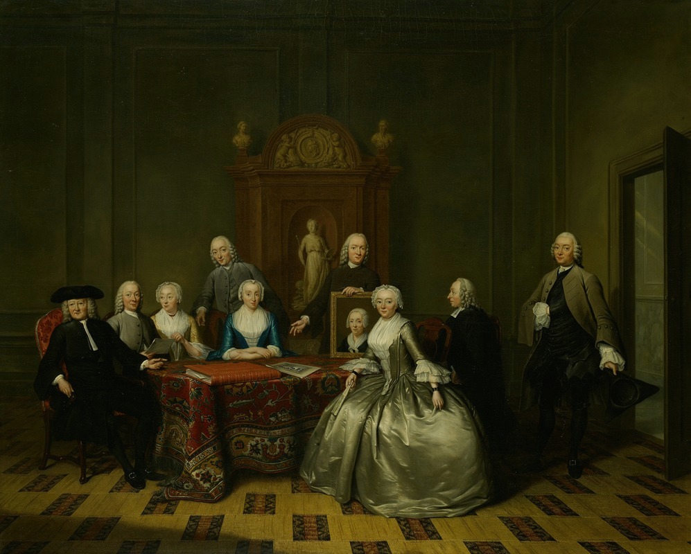 Tibout Regters - Jan de Bosch (1713-1785) and his family