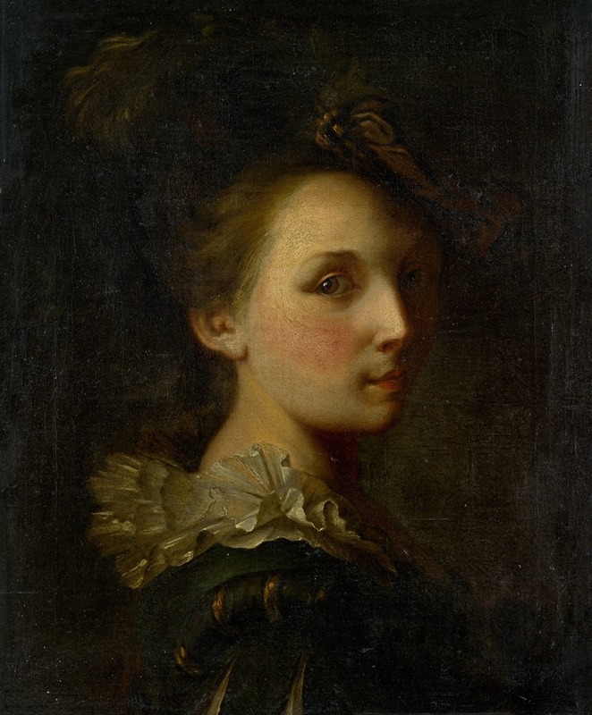 Anonymous - Young Woman in a Spanish Costume (‘L’Espagnolette’)