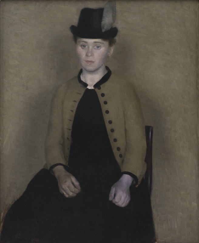 Vilhelm Hammershøi - Ida Ilsted, later the Artist’s Wife