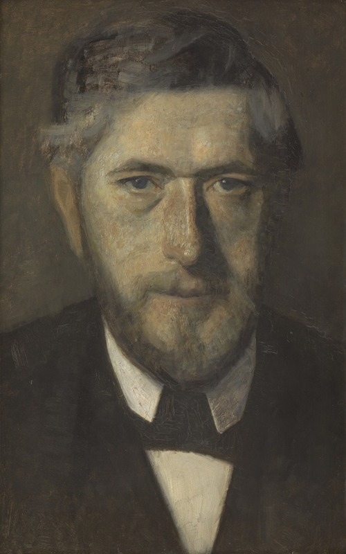 Vilhelm Hammershøi - Jens Ferdinand Willumsen. Study for Five Portraits