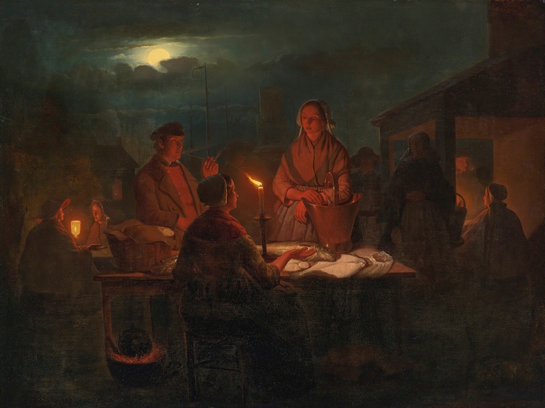 Andreas Franciscus Vermeulen - The Night Market