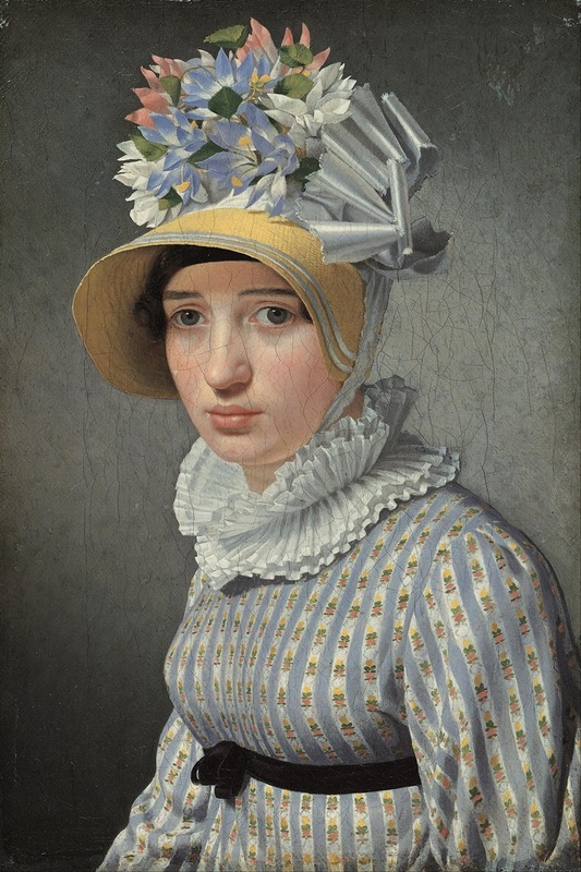 Christoffer Wilhelm Eckersberg - Portrait Of The Model Maddalena Or Anna Maria Uhden