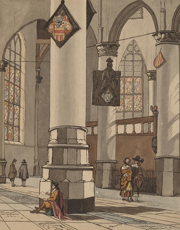 Cornelis Ploos van Amstel - Church Interior
