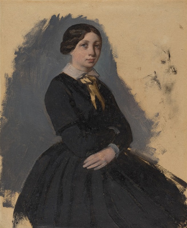 Edgar Degas - Young Woman In Black