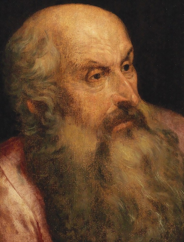 Frans Floris - A Study Of A Bearded Man