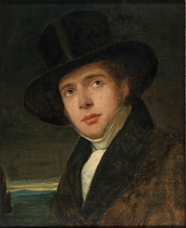 Friedrich von Amerling - Portrait Of His Brother Andreas