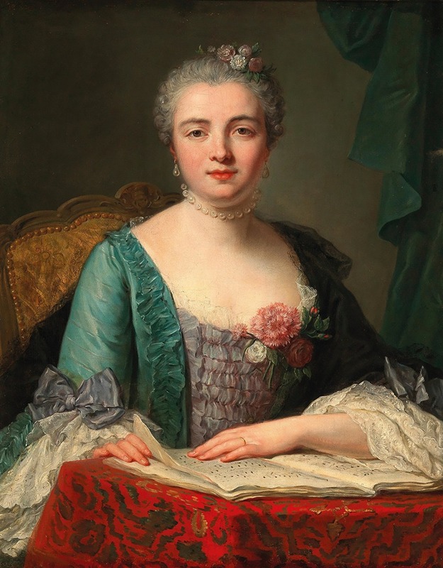 Guillaume Voiriot - Portrait Of A Young Lady
