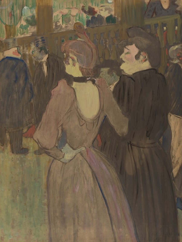 Henri de Toulouse-Lautrec - La Goulue And Her Sister
