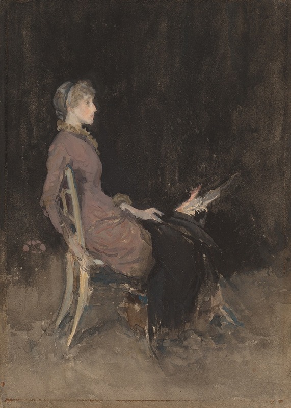 James Abbott McNeill Whistler - Study In Black And Gold (Madge O’donoghue)