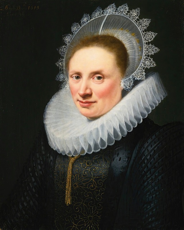 Jan Anthonisz van Ravesteyn - Portrait Of A Lady In A White Lace Ruff And Cap