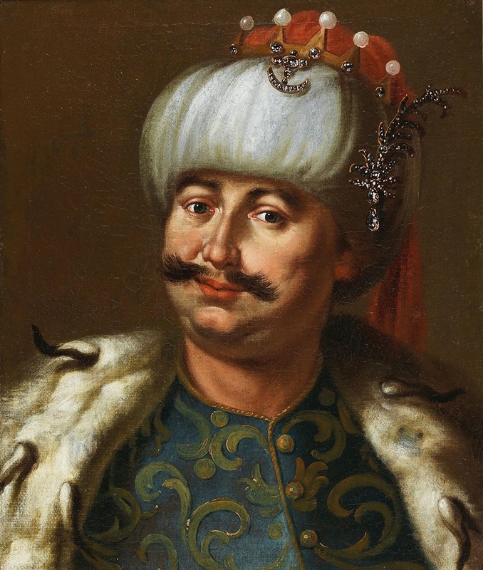 Jan Tricius - Portrait Of A Polish Nobleman, Traditionally Identified As John III Sobieski, King Of Poland, Dressed As An Ottoman Sultan