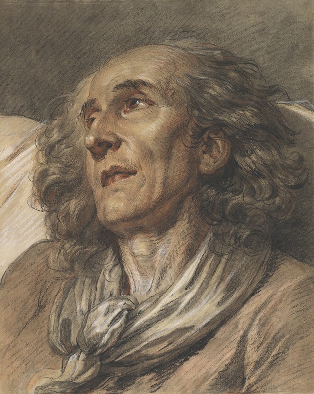 Jean-Baptiste Greuze - Bust Of An Old Man