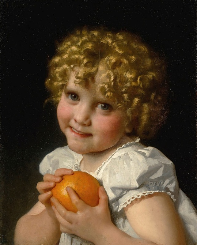 Léon-Jean-Basile Perrault - Fillette À L’orange