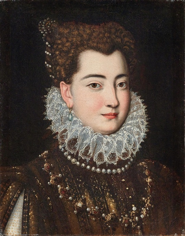 Scipione Pulzone - Portrait Of Clelia Farnese