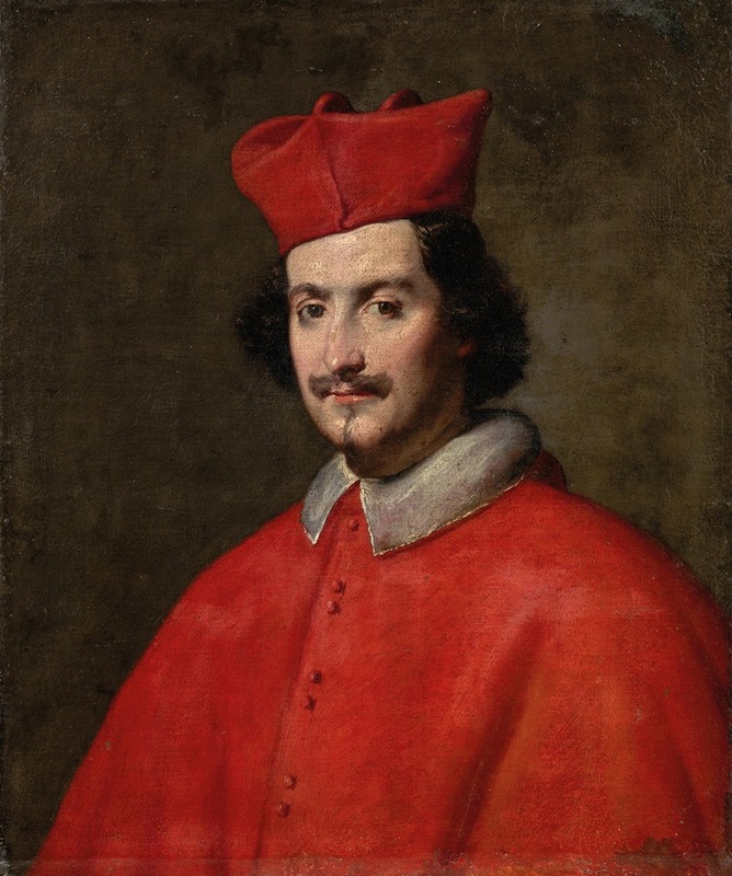 Spanish School - Portrait Of Cardinal Camillo Astalli Pamphili (1616–1663)