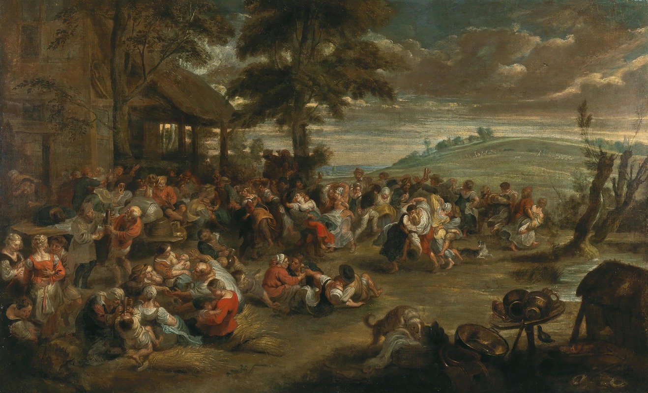 Follower of Peter Paul Rubens - A Village Feast