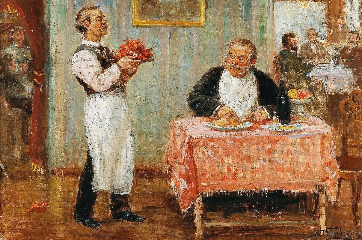Vladimir Egorovich Makovsky - The Gourmet