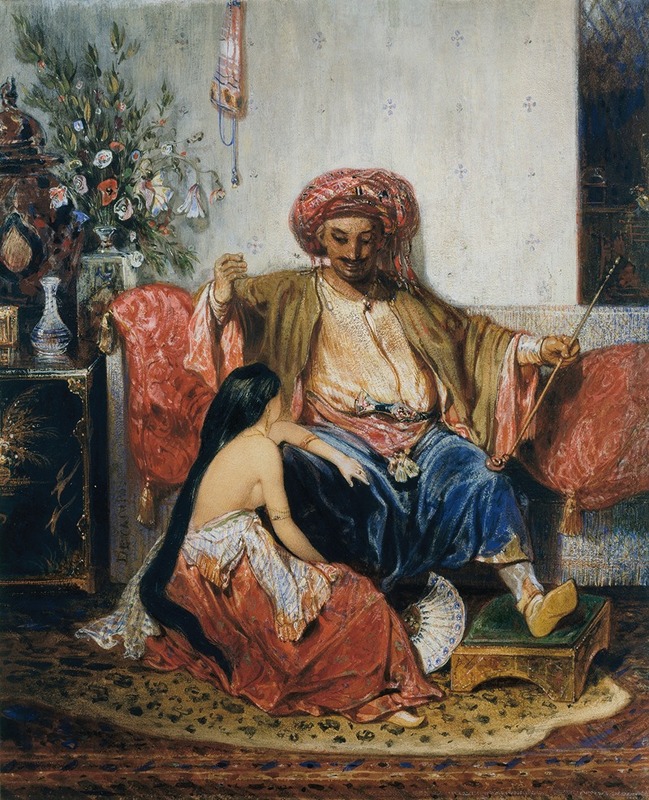 Alexandre-Gabriel Decamps - The Favourite of the Pasha