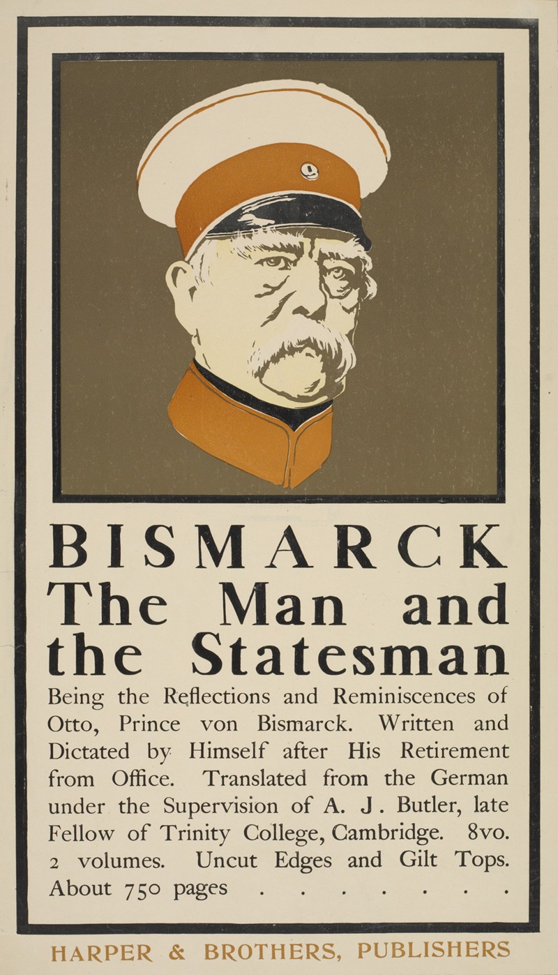Anonymous - Bismark the man and the statesman.