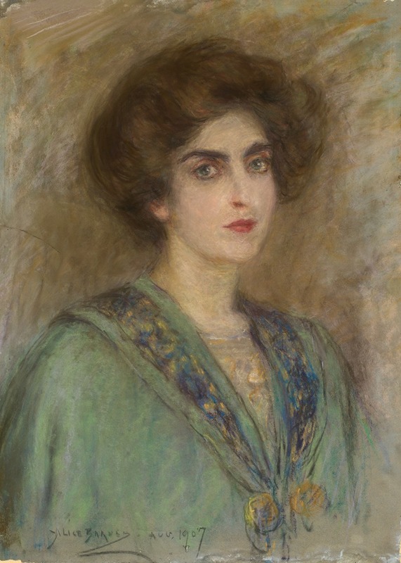 Alice Pike Barney - Laura in Green Cape