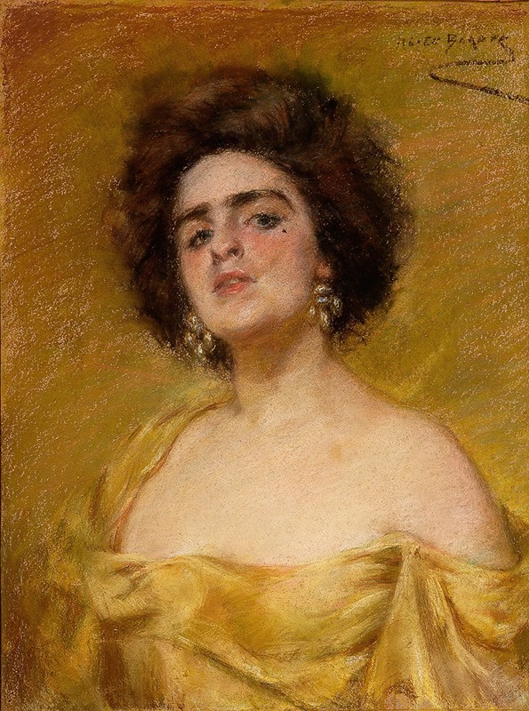 Alice Pike Barney - Laura In Yellow