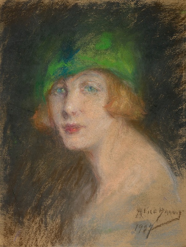 Alice Pike Barney - The Green Hat