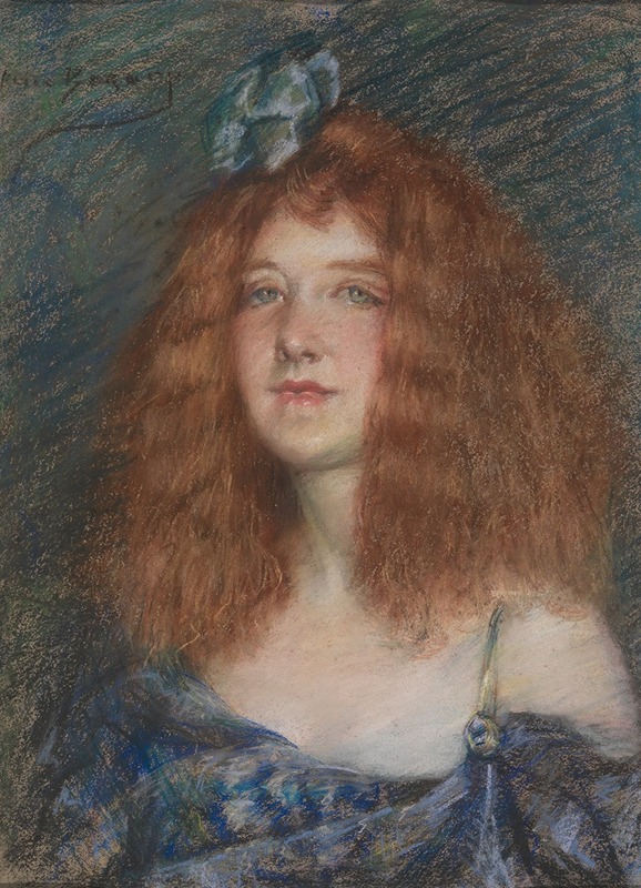 Alice Pike Barney - Woman with Red Hair