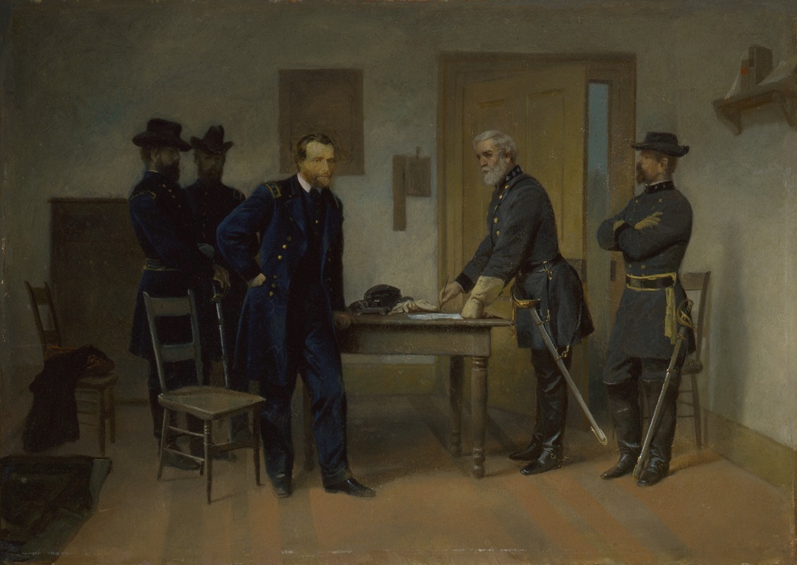 Alonzo Chappel - Lee Surrendering to Grant at Appomattox