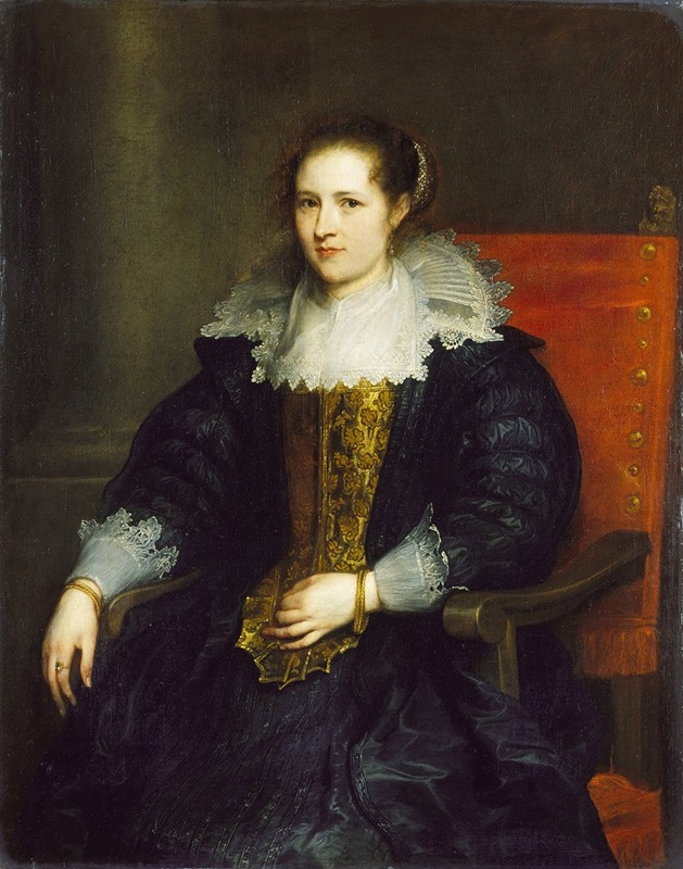 Anthony van Dyck - Portrait of Isabella Waerbeke