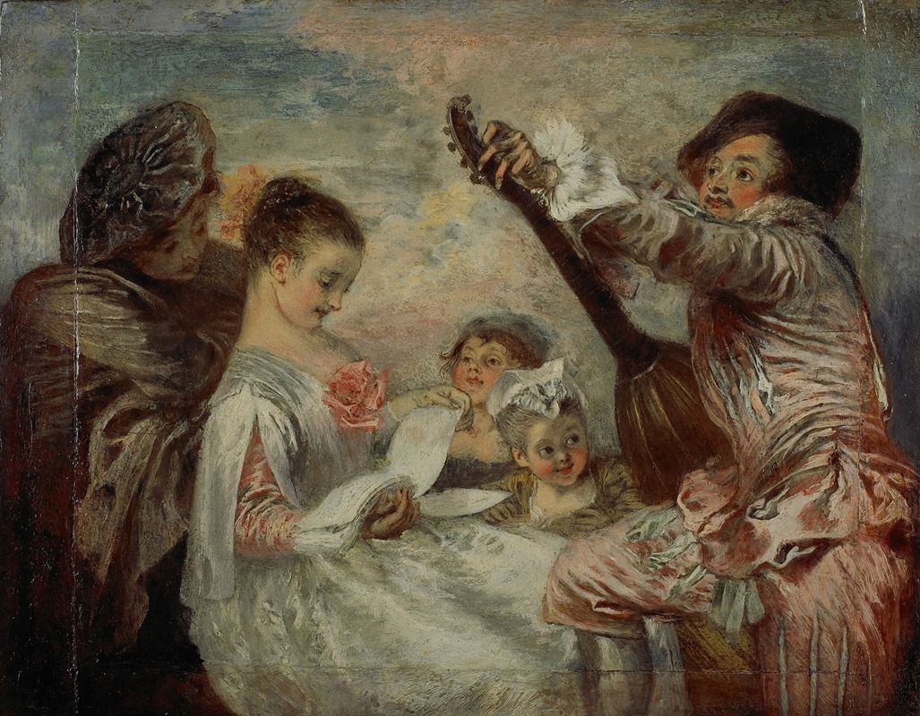 Jean-Antoine Watteau - Pour nous prouver que cette belle