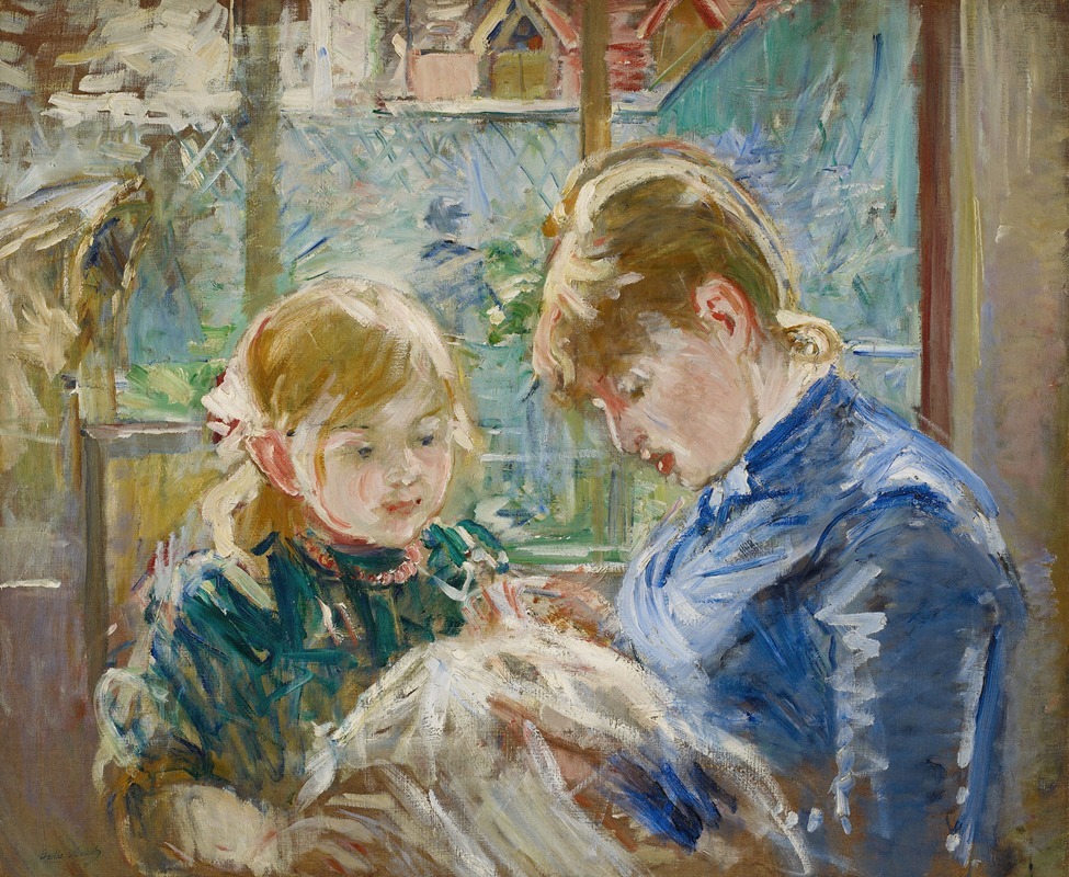 Berthe Morisot - The Artist’s Daughter, Julie, with her Nanny