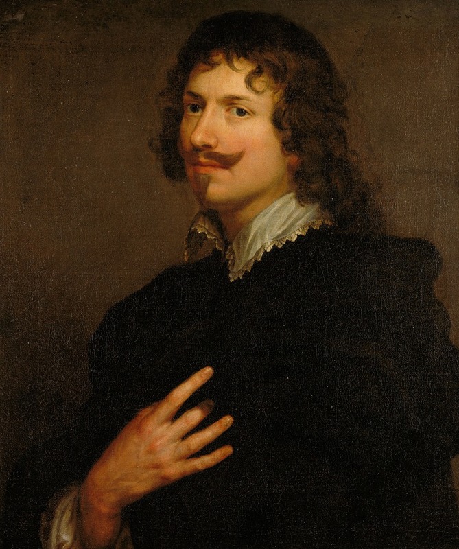Follower of Anthony van Dyck - Portrait of Adriaen Hanneman