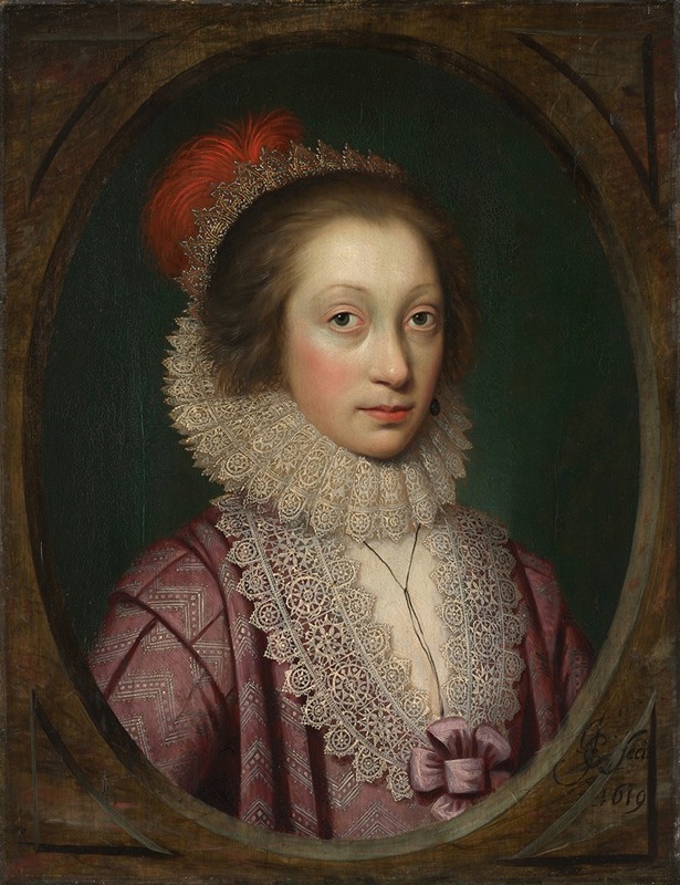 Cornelis Jonson van Ceulen - Portrait of a Woman, possibly Elizabeth Boothby