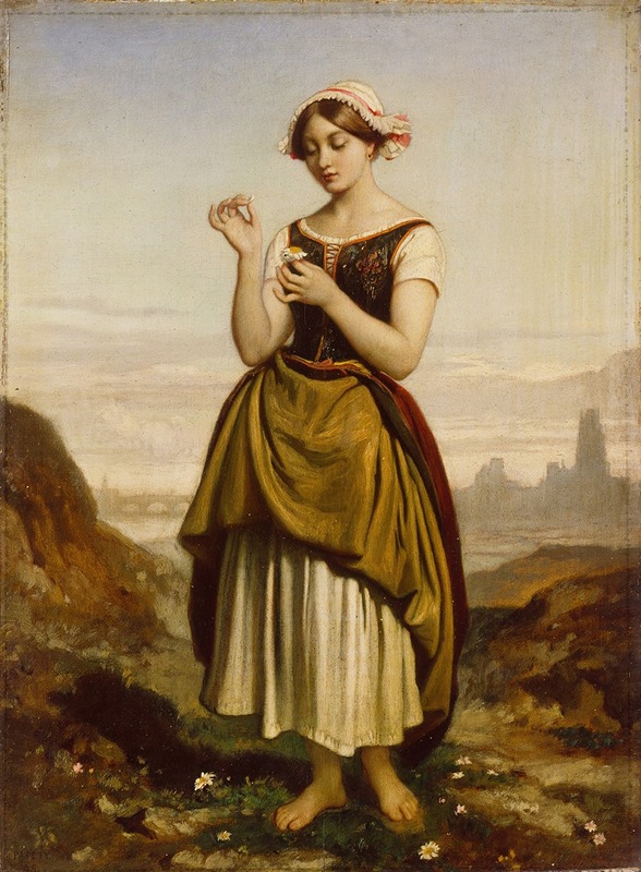 Dominique Louis Papety - A French Peasant Girl