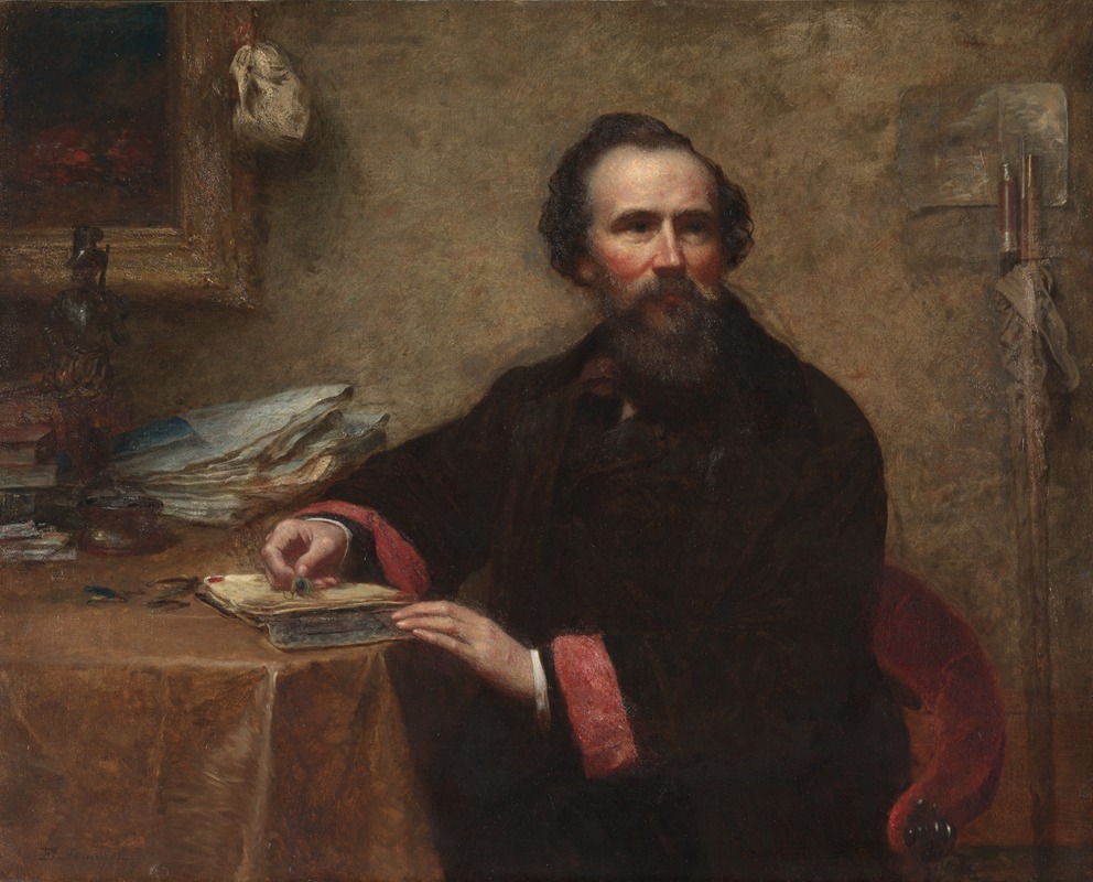 Eastman Johnson - Portrait of Genio C. Scott