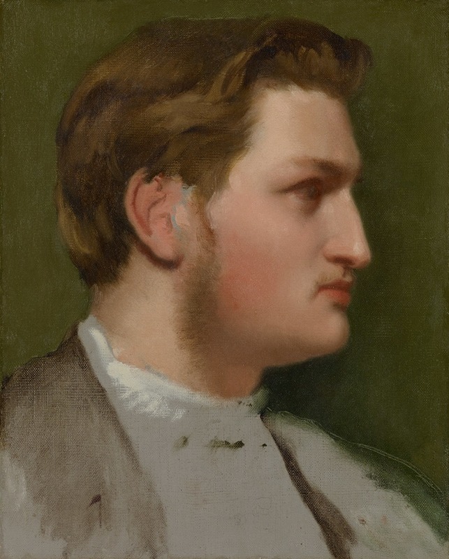 Edgar Degas - Portrait of Paul Valpinçon