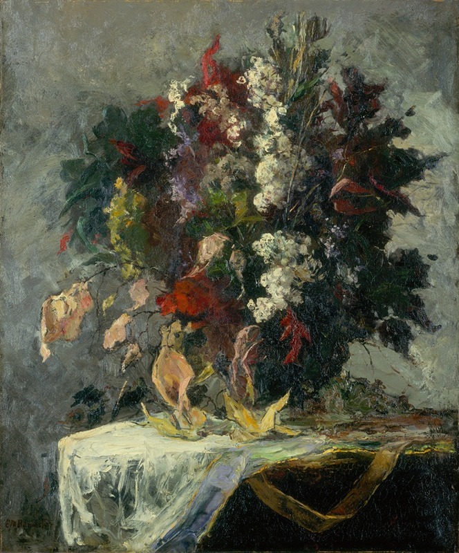 Edward Mitchell Bannister - Untitled (floral still life)