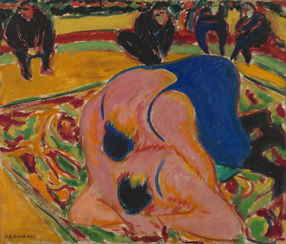 Ernst Ludwig Kirchner - Wrestlers in a Circus