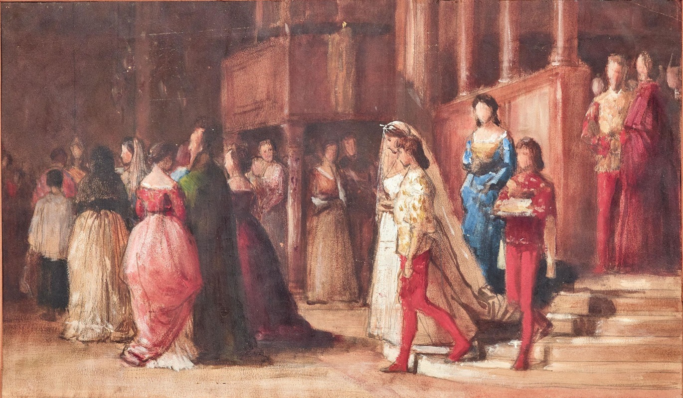 Eugen von Blaas - A Celebration in the Palazzo
