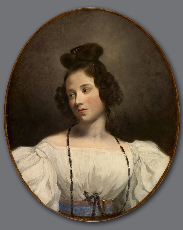 Eugène Delacroix - Mlle. Alexandrine-Julie de la Boutraye