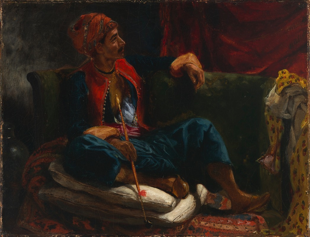 Eugène Delacroix - The Smoker