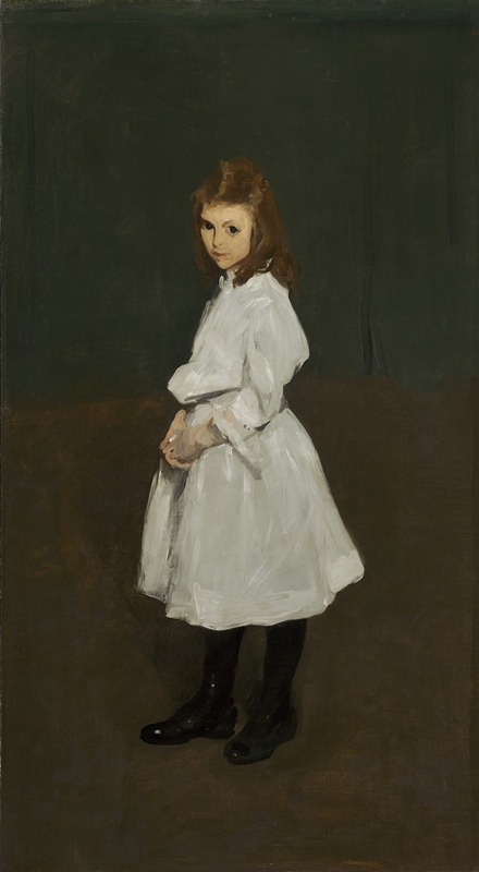 George Wesley Bellows - Little Girl in White (Queenie Burnett)