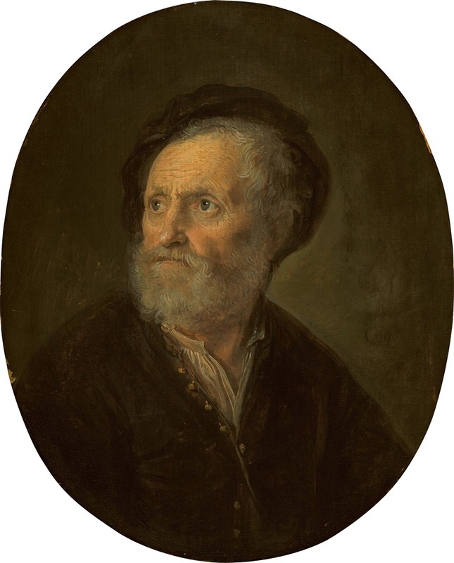 Gerrit Dou - Bust of a Bearded Man