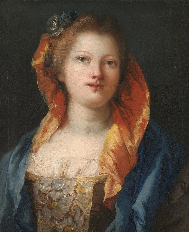 Giovanni Domenico Tiepolo - Portrait of a Woman