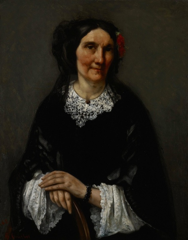 Gustave Courbet - Portrait of Anika Psalmon, Mrs. Robin