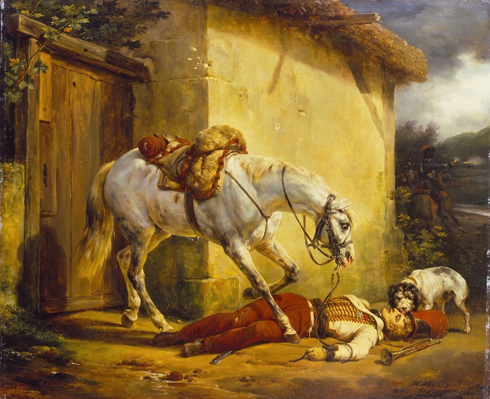 Horace Vernet - The Wounded Trumpeter