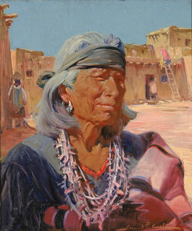 Gerald Cassidy - Old Man of Zuni, High Priest (Cacique)