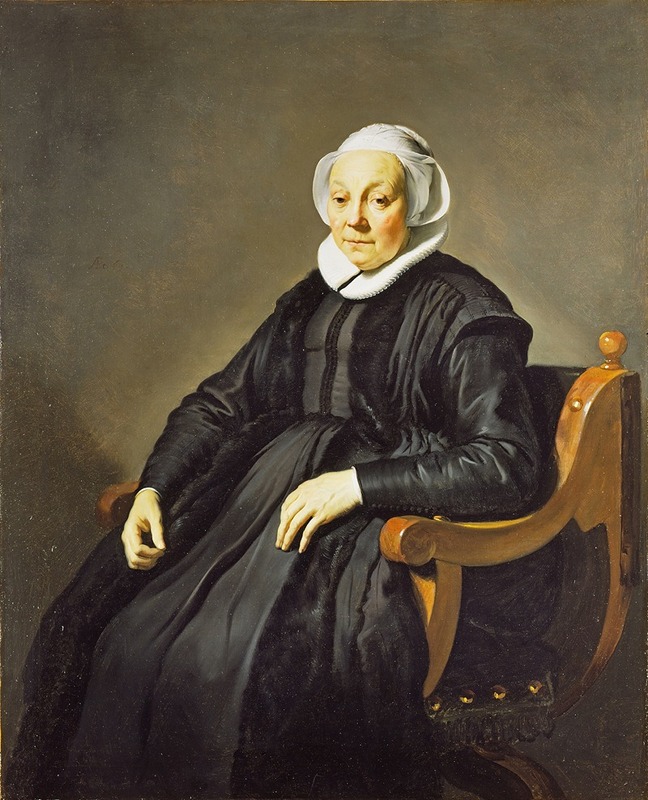Jacob Adriaensz Backer - Portrait of an Elderly Woman